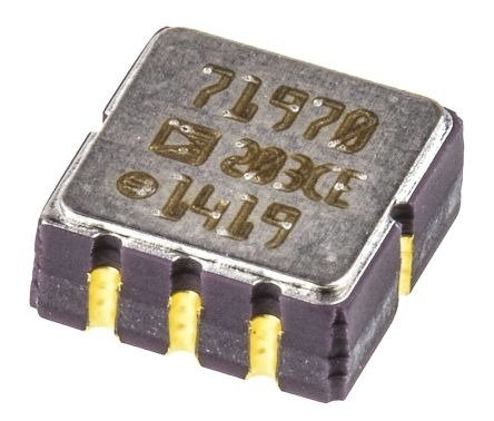 Analog Devices ADXL203CE Dual-Axis iMEMS Motion Sensors Accelerometers 1 Small accelerometer chip with pins