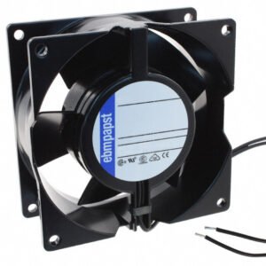 ebm-papst 3850 AC Tubeaxial Fan – 28.8 CFM, 230VAC, Ultra-Quiet 24 dB(A), Sintec Bearing