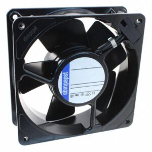 ebm-papst 3800 AC Axial Fan – 31.8 CFM, 115VAC, 26 dB(A), Sintec Bearing, 62,500-Hour Lifespan