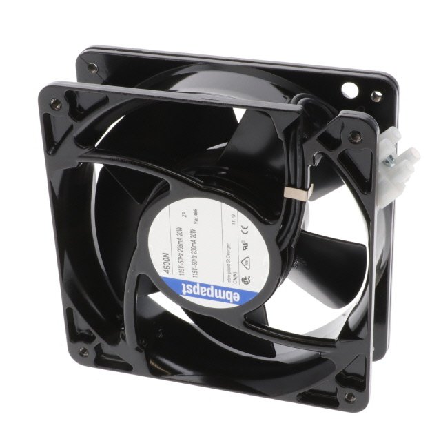 Ebmpapst 4600N-466 Square Tubeaxial FAN AXIAL 119X38MM 115VAC 4000N 115VAC 1 Ebmpapst 4600N-466 Square Tubeaxial FAN AXIAL 119X38MM 115VAC 4000N 115VAC