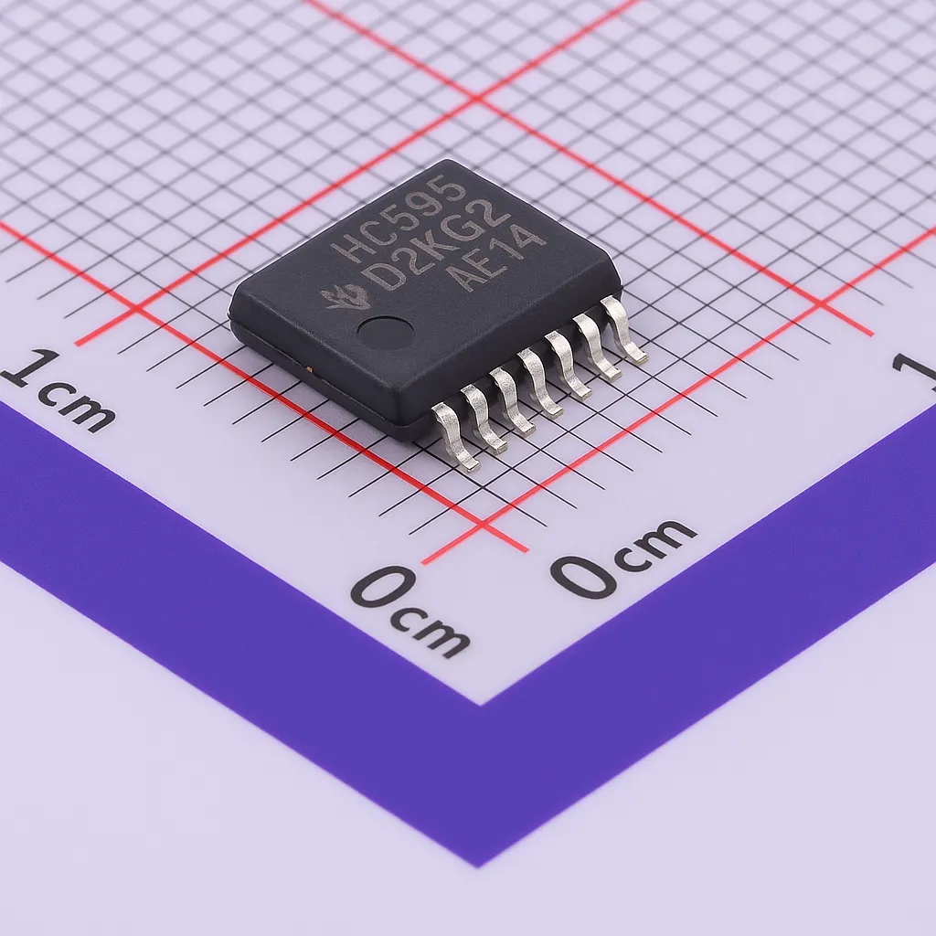 TI CD74HC595SM96 - Military-Spec 8-Bit Shift Register with Output Latches 1 ti-CD74HC595SM96