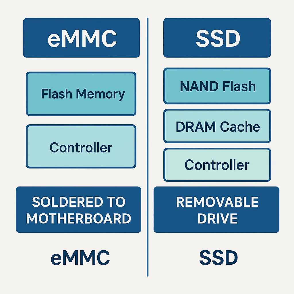eMMC vs SSD: What’s the Real Difference (and Which One Should You Buy)? 4 emmc-storage-vs-ssd