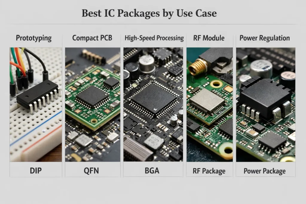 Best IC package types for prototyping mass production high-speed and RF design