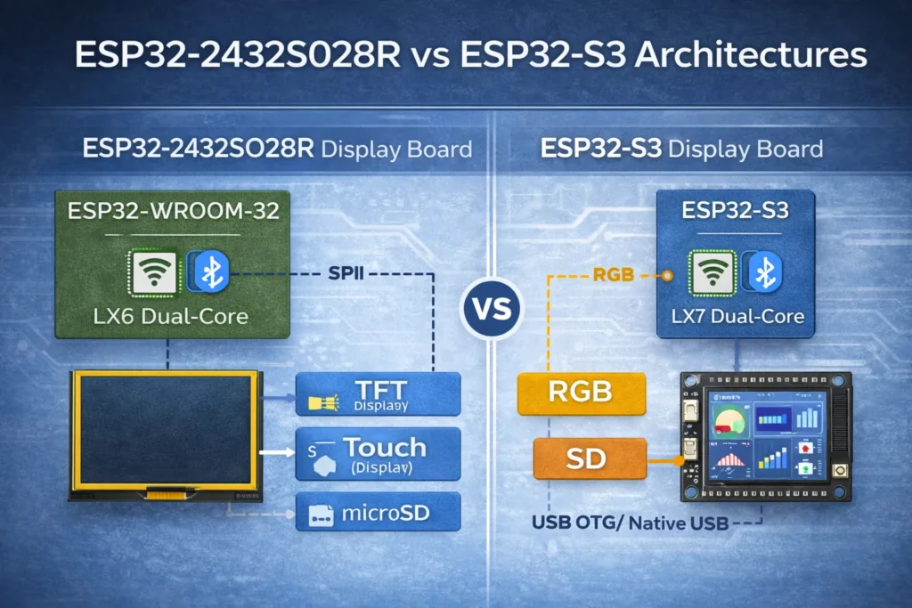 ESP322432S028R-vs-ESP32-S3-module