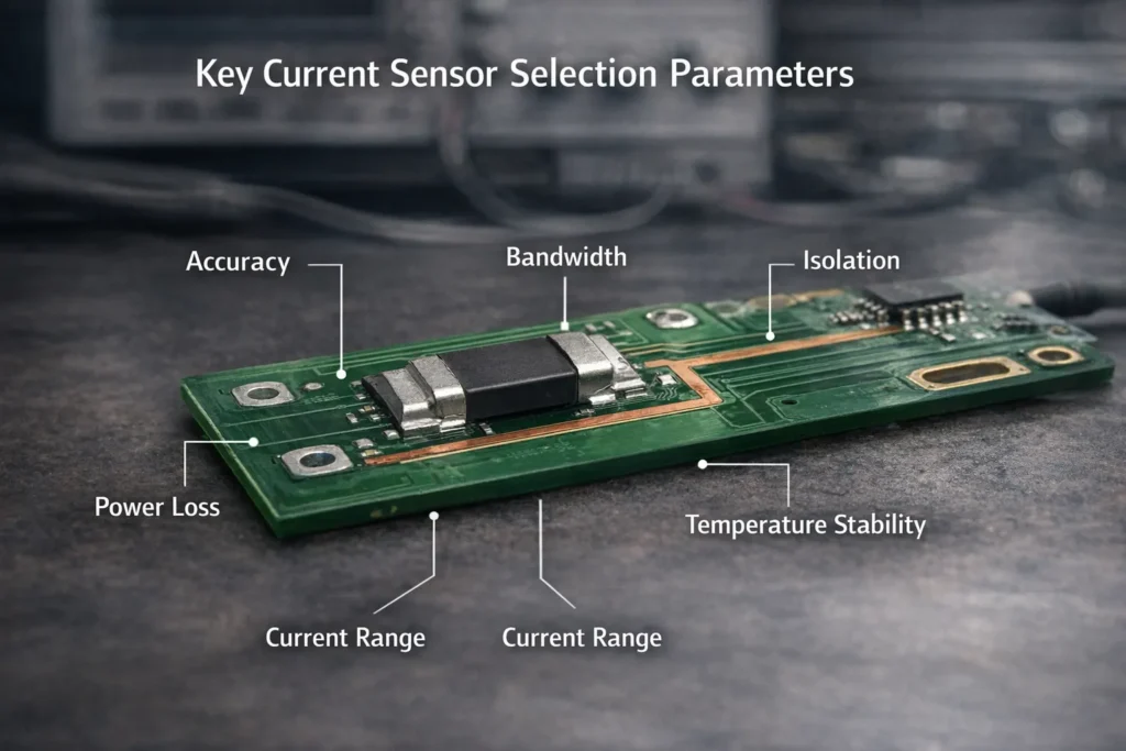 Key Current Sensor Specifications