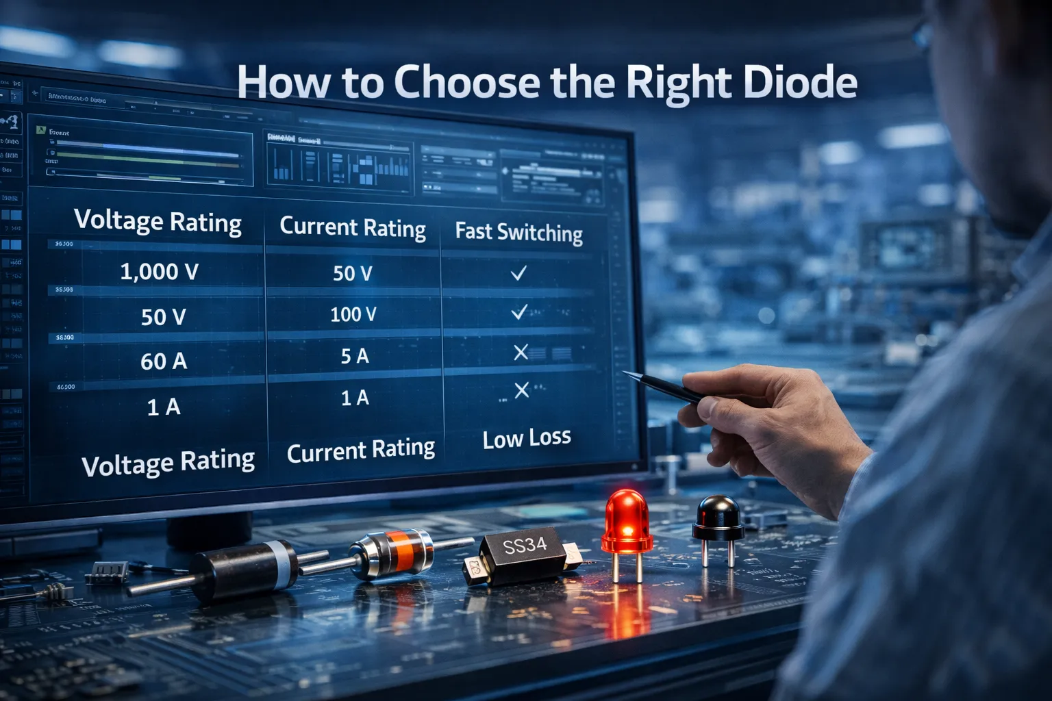 Diode Symbols and Their Functionality: A Complete Guide to Reading Common Diodes 4 How to Choose the right diodes
