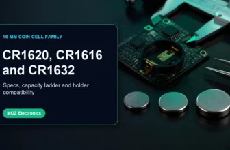 CR1620, CR1616, and CR1632 Coin Cells: Specs and Holder Compatibility