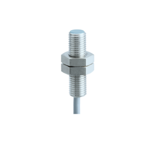 Baumer IFRM 08P3707 Inductive Proximity Sensor, Ø8x30mm, Flush, 12-30VDC, 2mm Range, PNP NC, 1m FEP Cable, IP67