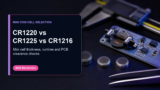 CR1220 vs CR1225 vs CR1216: Mini Coin Cell Selection Guide